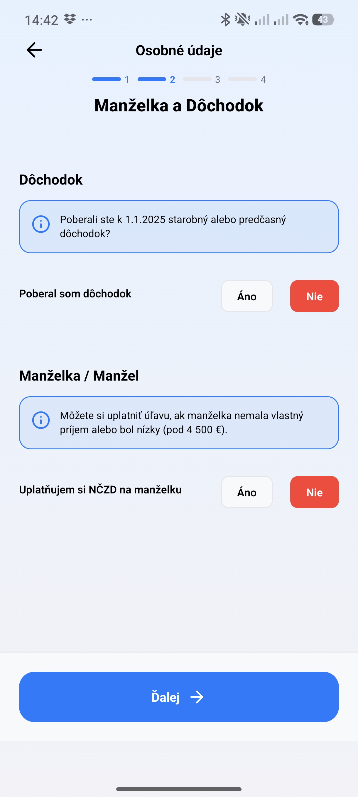 Tax App Screen