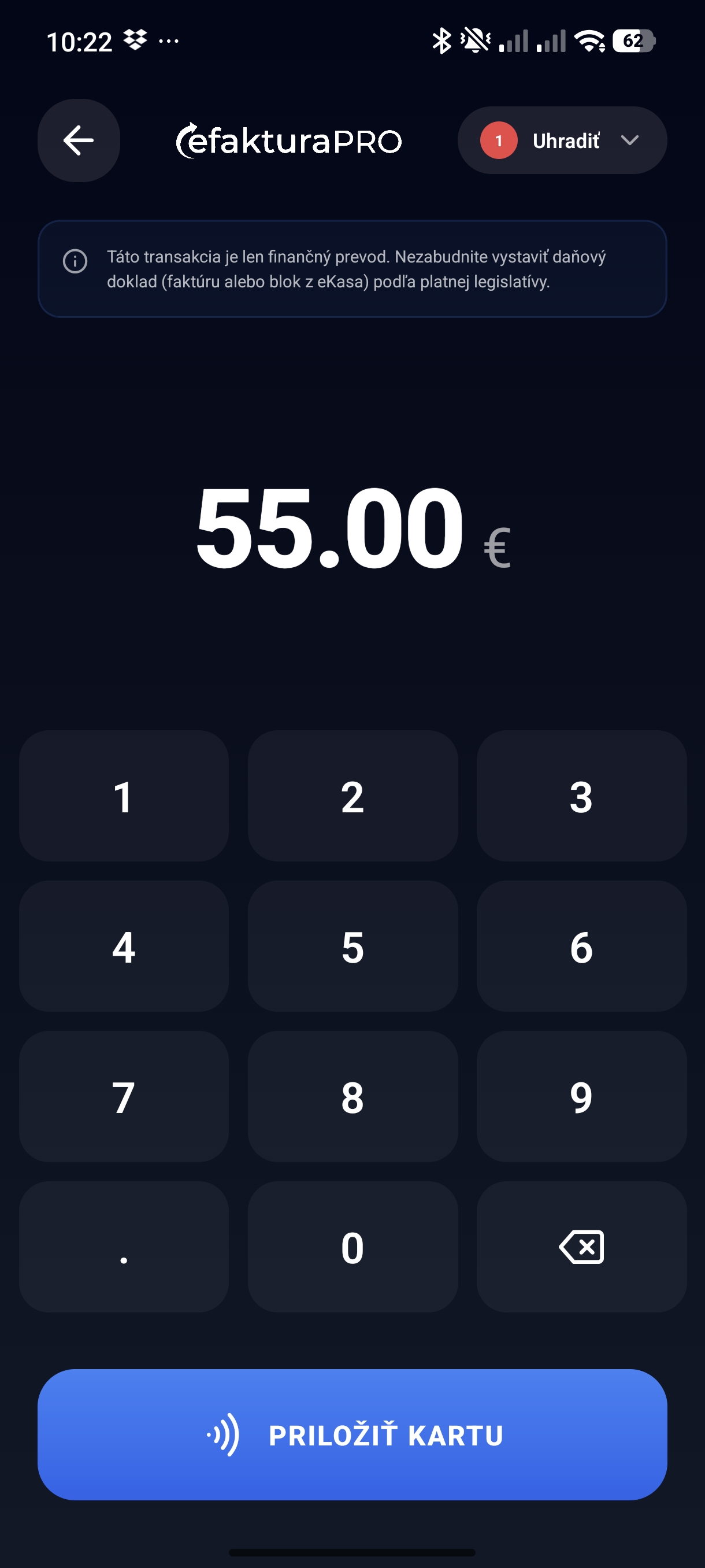 Platba mobilom
